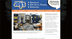 Desktop Screenshot of joyssportswear.com